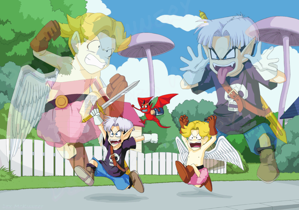 Ackman, Tenshi and Godon (Go! Go! Ackman/Akira Toriyama) (2012/03)
