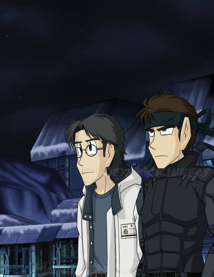 Solid Snake and Otacon (Metal Gear Solid) (2015-09-30)