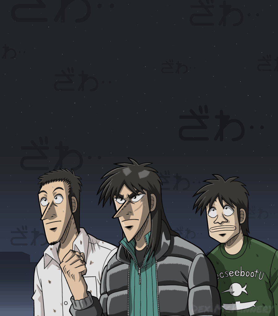 Itou Kaiji, Chang Bowen and Mario Garcia (Kaiji/Fukumoto Nobuyuki) (2018-05-11)