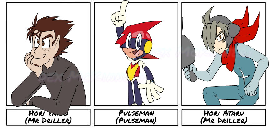 Taizo Hori (Mr Driller) , Pulseman (Pulseman) and Ataru Hori (Mr Driller) (2021-02-24)