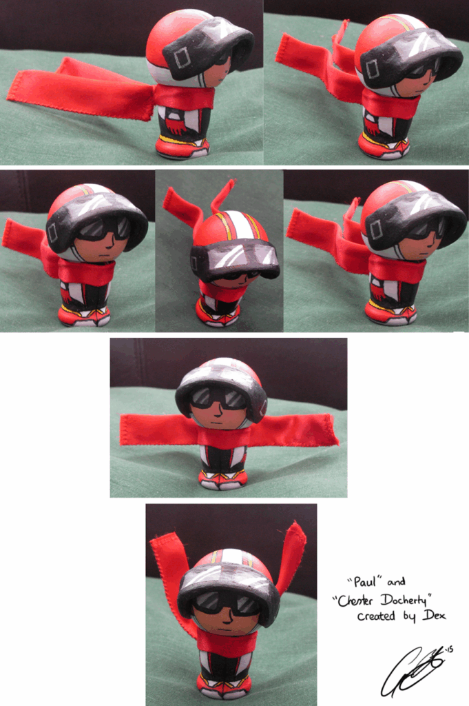 Chester Docherty (as Bike Helmet Hero) Model by Gemma (Niftihalo Studios) (2015-01-15)