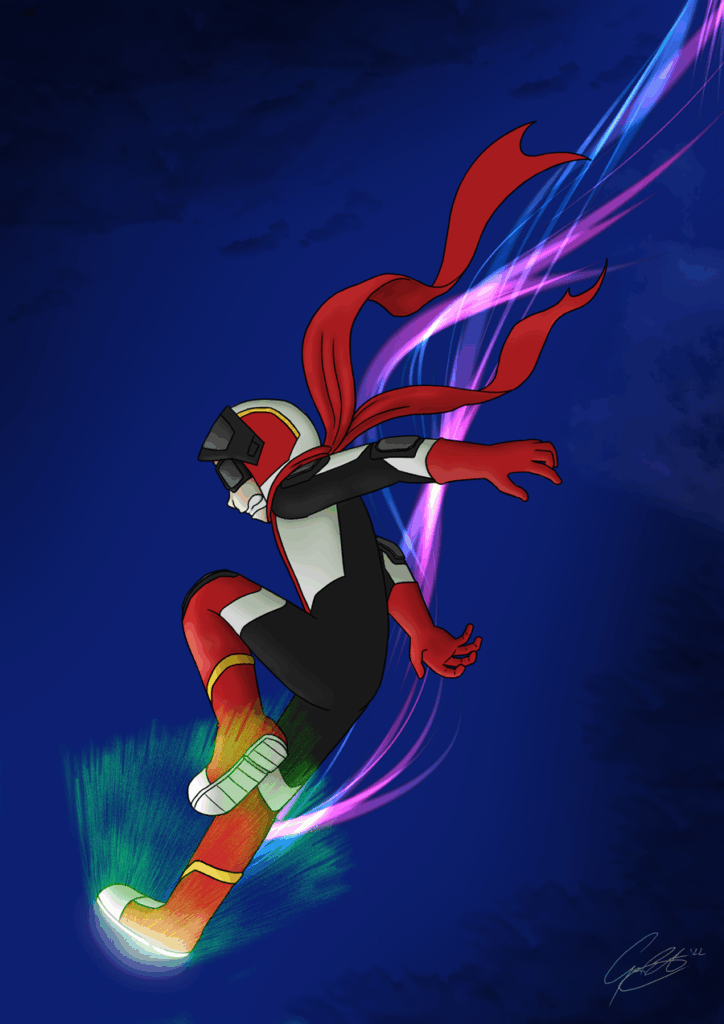 Chester Docherty (as Bike Helmet Hero) by Gemma (Niftihalo Studios) (2022-07-07)
