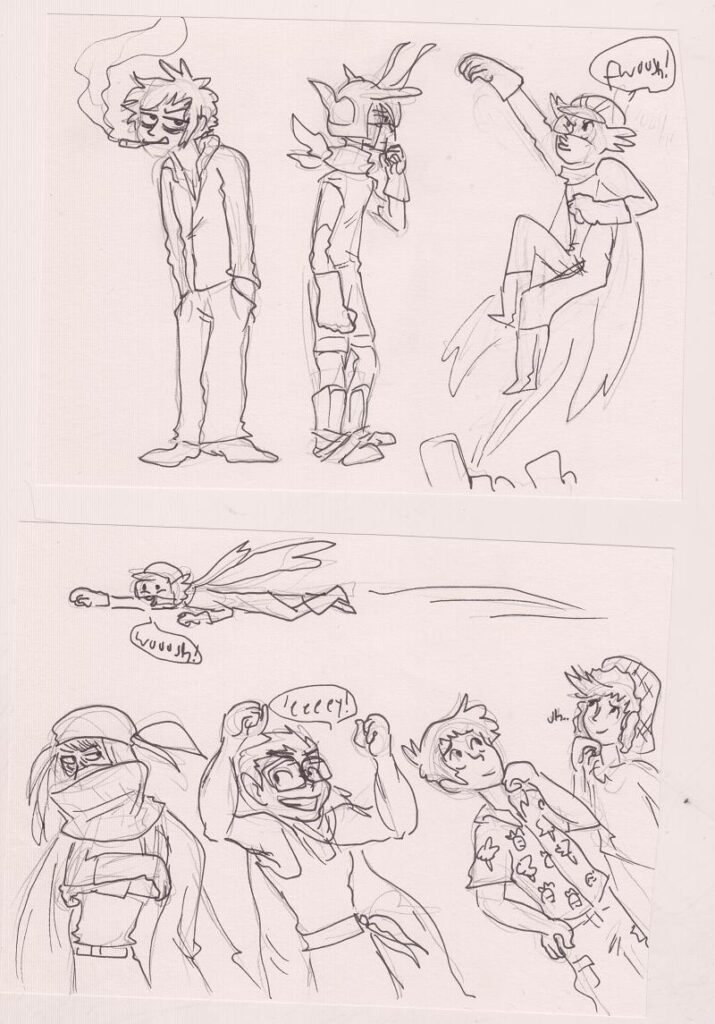 Tudy Gray, Force, Tornado Tempest, Nightfall, The Almighty Hunky-dory, Arthur Tucker and Roderick Mackenzie by Skylee (2015-02-03)