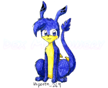 Request art for somebody on Neopets of their Zafara, "Vaporen_249" (2004-05-06)