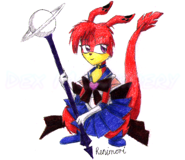 Request art for somebody on Neopets of their Zafara, "Renimori" (2004-05-08)