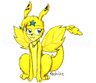 Request art for somebody on Neopets of their Zafara, "Kachiine" (2004-05-17)