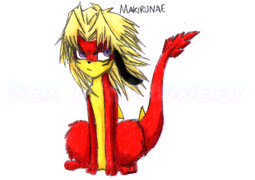 Request art for somebody on Neopets of their Zafara, "Makirunae" (2004-05-29)