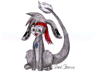Request art for somebody on Neopets of their Zafara, "Silver_Storme" (2004-05-29)
