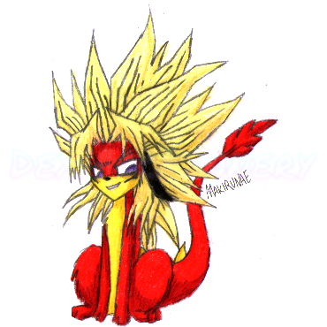 Request art for somebody on Neopets of their Zafara, "Makirunae" (2004-05-29)
