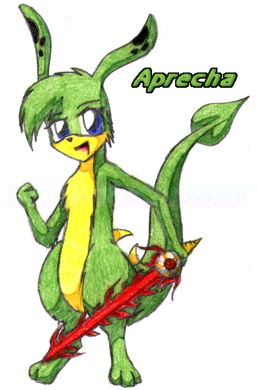 Art trade for somebody on Neopets of their Zafara, "Aprecha" (2004-05-30)