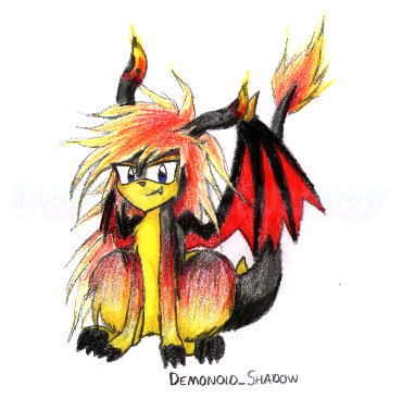 Request art for somebody on Neopets of their Zafara, "Demonoid_Shadow" (2004-06-18)
