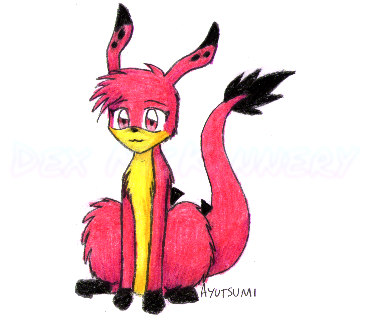 Request art for somebody on Neopets of their Zafara, "Ayutsumi" (2004-06-19)