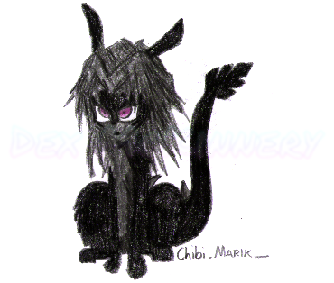 Request art for somebody on Neopets of their Zafara, "Chibi_MARIK__" (2004-06-19)