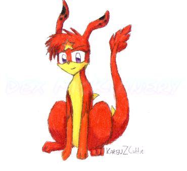Request art for somebody on Neopets of their Zafara, "KarenZCuttie" (2004-07-17)