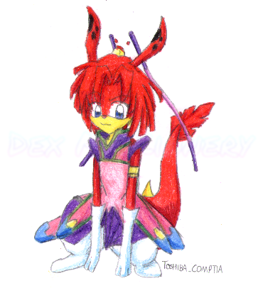 Request art for somebody on Neopets of their Zafara, "Toshiba_Comptia" (2004-07-17)