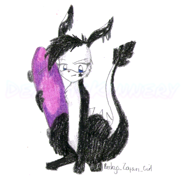Request art for somebody on Neopets of their Zafara, "Beckys_Zafari_Girl" (2004-07-18)