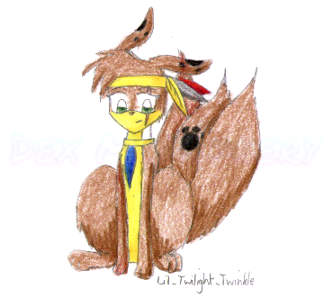 Request art for somebody on Neopets of their Zafara, "Lil_Twilight_Twinkle" (2004-07-18)