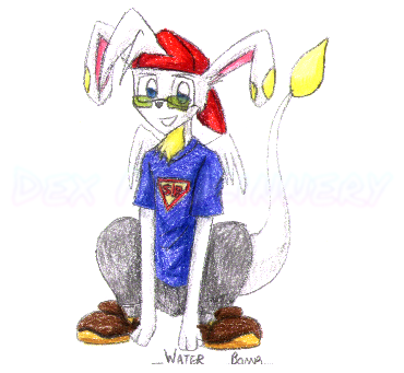 Request art for somebody on Neopets of their Zafara, "_Water__Bomb_" (2004-08-25)