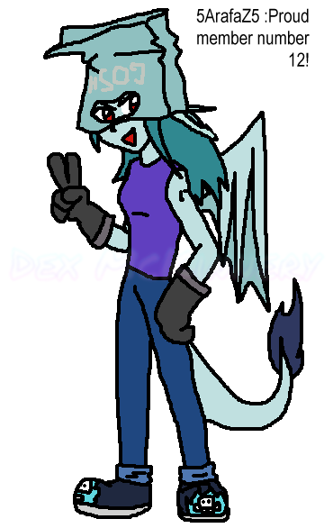 Gift art for KC of their Zafara, "5Arafaz5" (2004-09-24)