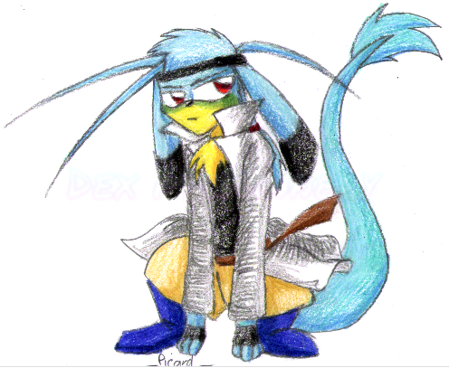 Request art for Youlooyamax on Neopets of their Zafara, "__Picard__" (2004-10-10)