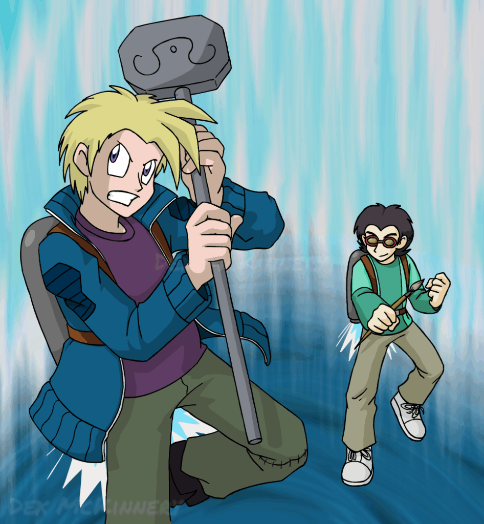 Art Trade of Muxlowe and Adrian from Outcast Hero for Gemma (niftihalostudios.com) (2009-03-15)