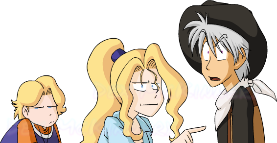 Mirabelle, Julia and Vaughn (Bokujou Monogatari/Story of Seasons/Harvest Moon Island of Happiness) (2011-06-11)