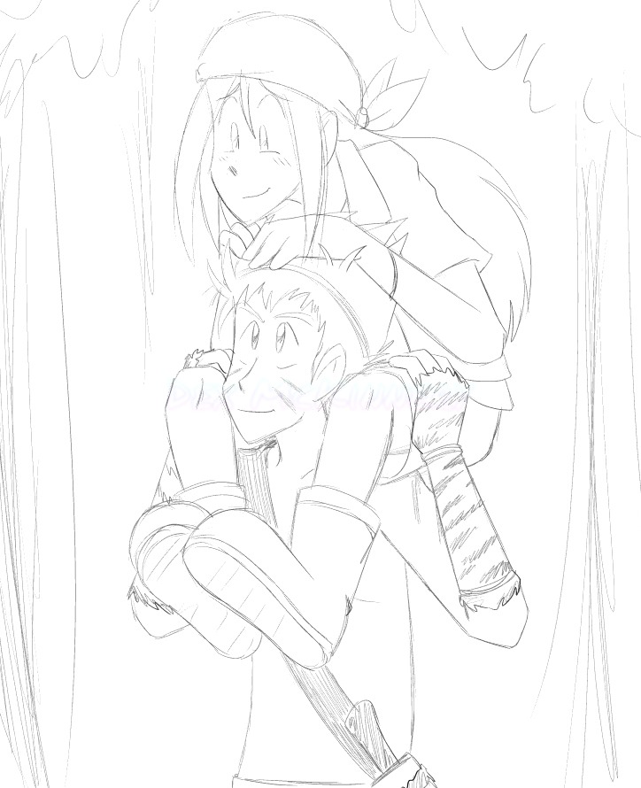 Request Art of Chelsea and Shea (Bokujou Monogatari/Story of Seasons/Harvest Moon Island of Happiness) (2011-08-07)