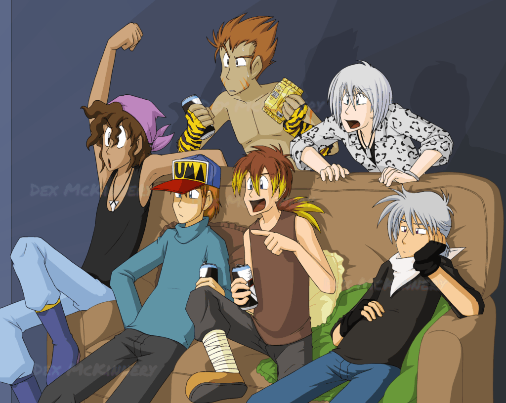 Group Request Art of Denny, Shea, Skye, Gray, Cliff and Vaughn (Bokujou Monogatari/Story of Seasons/Harvest Moon Series) (2011-08-10)