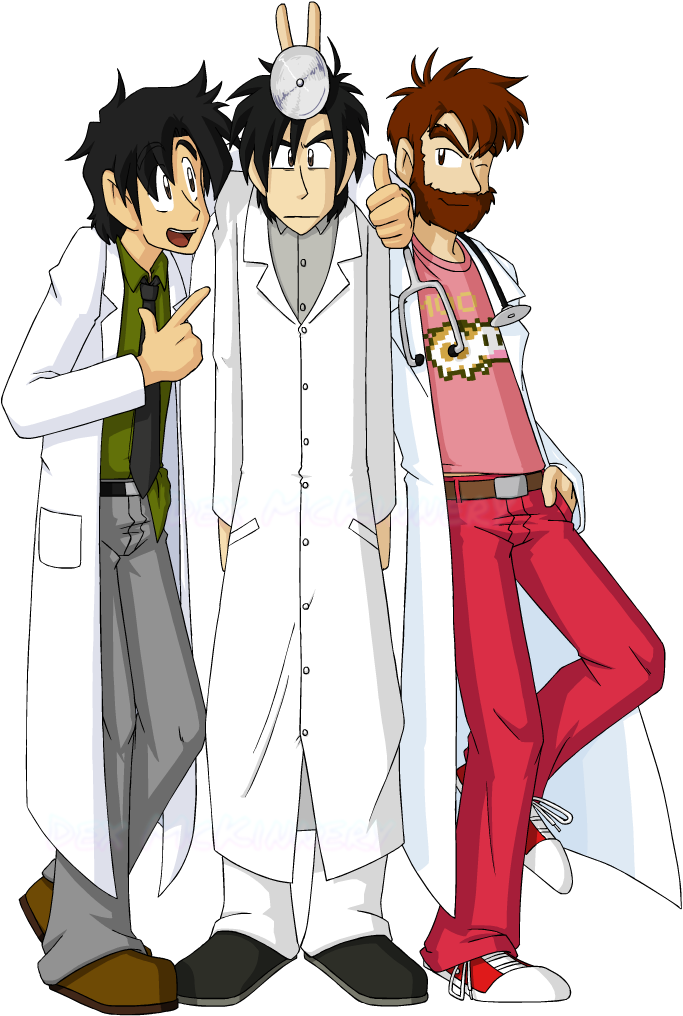 Alex, Doctor and Doctor (Bokujou Monogatari/Story of Seasons/Harvest Moon Magical Melody, Friends of Mineral Town, 2GBC) (2012-05-08)