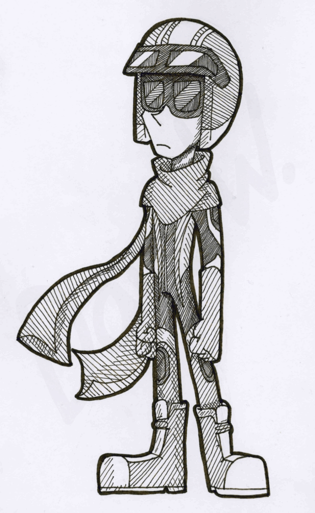 Chester Docherty (as Bike Helmet Hero) by DaveW (2015-04-19)